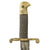 Original British Colonial Issue Brass Mounted P-1856 Yataghan Sword Bayonet for Enfield 2-Band with Scabbard Original Items