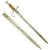 Original Turkish WWI M-1890 Sword Bayonet for the M-1890 Mauser Rifle with Steel Scabbard Original Items