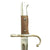Original Turkish WWI M-1890 Sword Bayonet for the M-1890 Mauser Rifle with Steel Scabbard Original Items