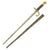 Original Austrian Peabody Martini Gras-style T-back Bayonet by OE Steyr with Scabbard - dated 1882 Original Items