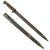 Original German WWI Modified M1898/05 n/A Butcher Bayonet by Richard A. Herder with Scabbard Original Items