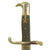Original German 19th Century Nickel Plated Hirschfänger Sword Bayonet for the Mauser 1871 Rifle Original Items