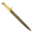 Original German WWI Brass Hilt Ersatz Bayonet with 12 Inch Blade & Scabbard Original Items