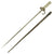 Original French WWI Lebel M.1886 Nickel Handle Cruciform Épée Bayonet with Steel Scabbard Original Items