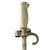 Original French WWI Lebel M.1886 Nickel Handle Cruciform Épée Bayonet with Steel Scabbard Original Items
