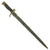 Original Pre-WWI French Modèle 1892 Mannlicher Berthier Rifle Bayonet with Shortened Quillon & Scabbard Original Items