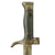 Original Pre-WWI French Modèle 1892 Mannlicher Berthier Rifle Bayonet with Shortened Quillon & Scabbard Original Items