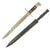 Original U.S. Pre-WWI M1892 Bayonet and Scabbard for Springfield Krag-Jørgensen Rifles - dated 1899 Original Items