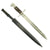 Original U.S. Pre-WWI M1892 Bayonet and Scabbard for Springfield Krag-Jørgensen Rifles - dated 1902 Original Items