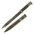 Original German WWII 98k 41-dated Bayonet by Carl Eickhorn with Scabbard and Frog  - Matching Serial 6632 e Original Items