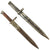 Original Set of Two Bayonets with Scabbards - Austrian M1895 Mannlicher w/ Sight & Carter EB10 Shortened by Turkey Original Items