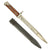 Original Soviet Russian WWII Short Knife Bayonet for the SVT-40 Self Loading Rifle with Steel Scabbard Original Items