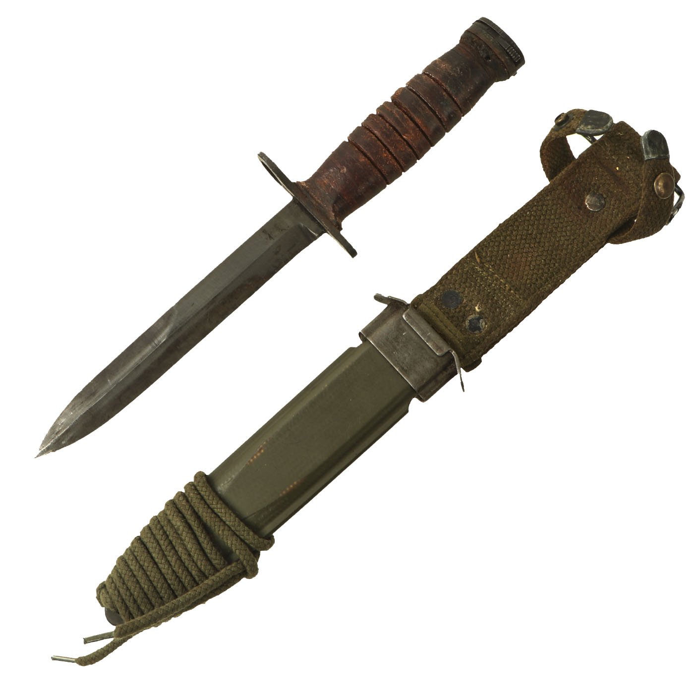 Original U.S. WWII M4 Bayonet by Utica Cutlery for the M1 Carbine