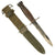 Original U.S. WWII M4 Bayonet for the M1 Carbine by CASE with M8 Scabbard by B.M. Co Original Items