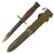 Original U.S. WWII M4 Bayonet for the M1 Carbine by CASE with M8 Scabbard by B.M. Co Original Items