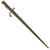 Original Belgian T-Back Blade Bayonet with Scabbard for the M1882 Comblain Infantry Rifle Original Items