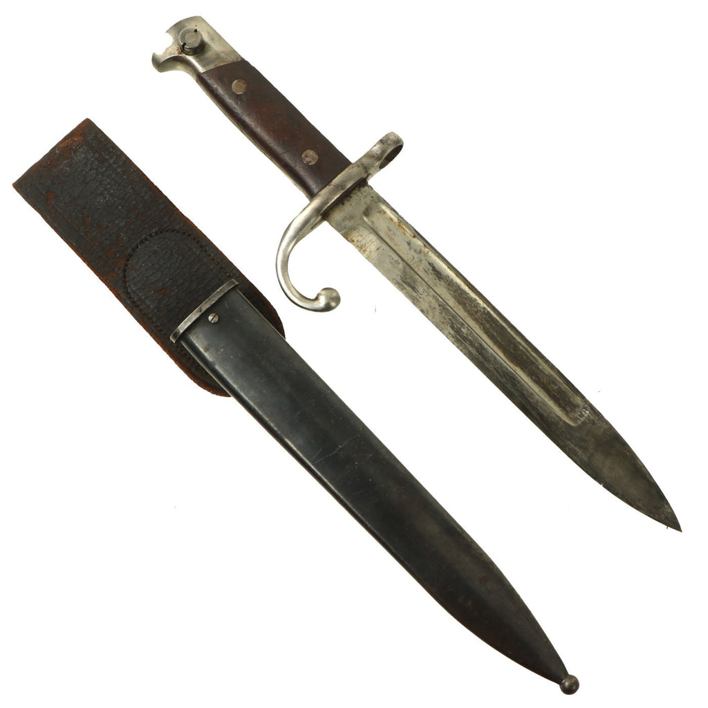 Original WWI U.S. Short No.5 Export Bayonet for the Mexican Remington M1897 Rifle with Scabbard Original Items