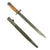 Original British P-1943 MkII* India Pattern SMLE Bayonet with Scabbard Original Items