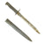 Original Siamese M-98 Mauser Bayonet with Steel Scabbard Original Items