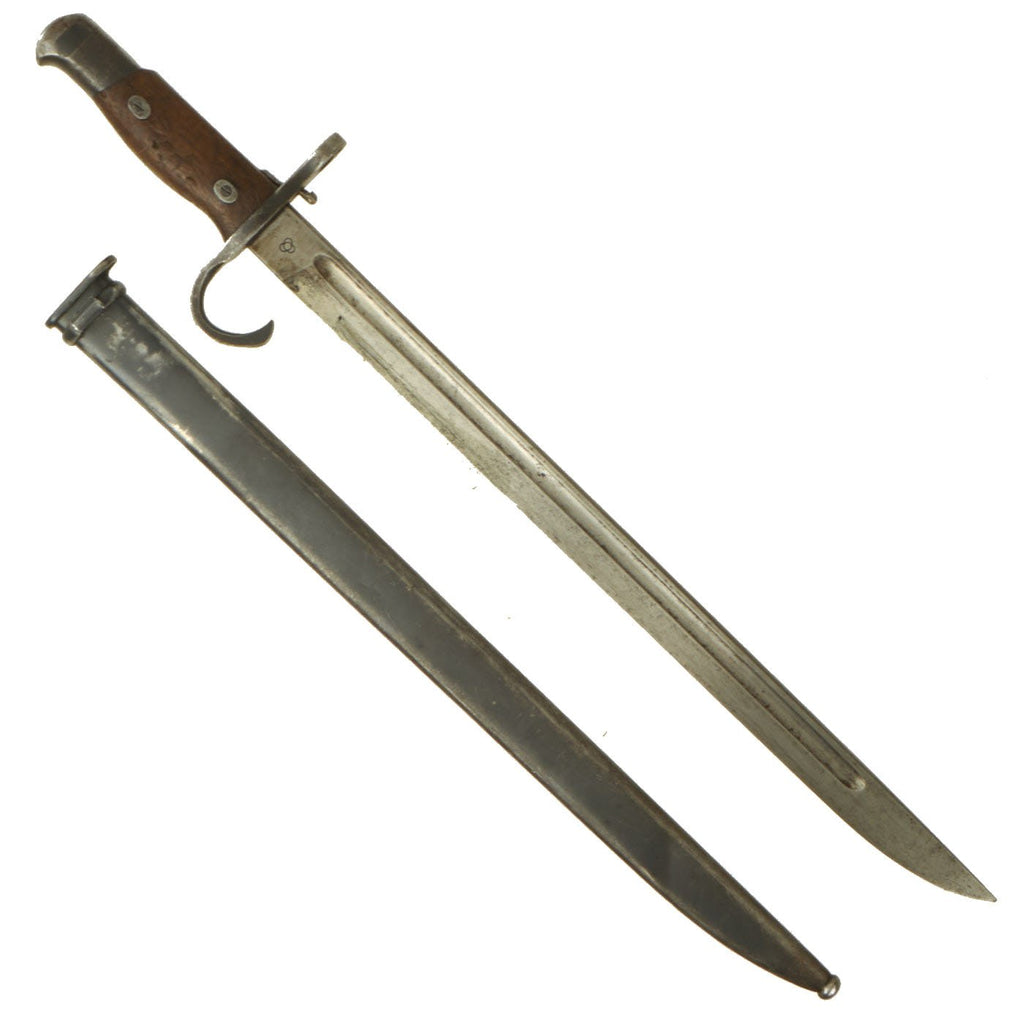 Original Rare Japanese WWII Early SNLF Marine Issue Arisaka Type 30 Bayonet by Kokura with Scabbard Original Items