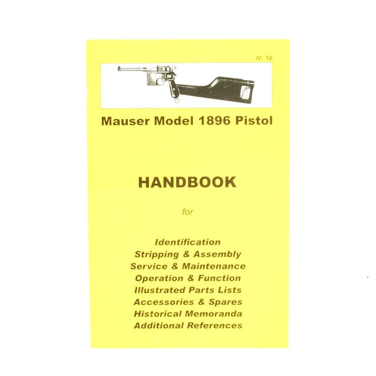 Handbook: Mauser Model 1896 Pistol New Made Items