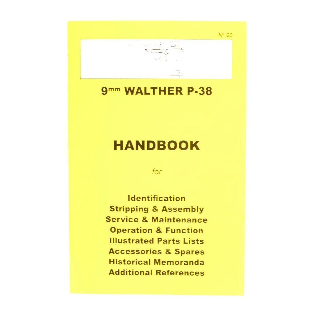 Handbook: 9mm Walther P-38 Pistol New Made Items