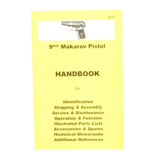 Handbook: 9mm MAKAROV Pistol New Made Items
