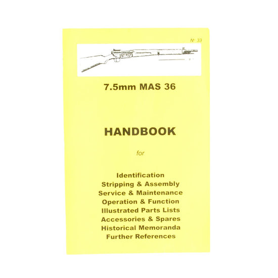 Handbook: 7.5mm MAS RIFLE New Made Items