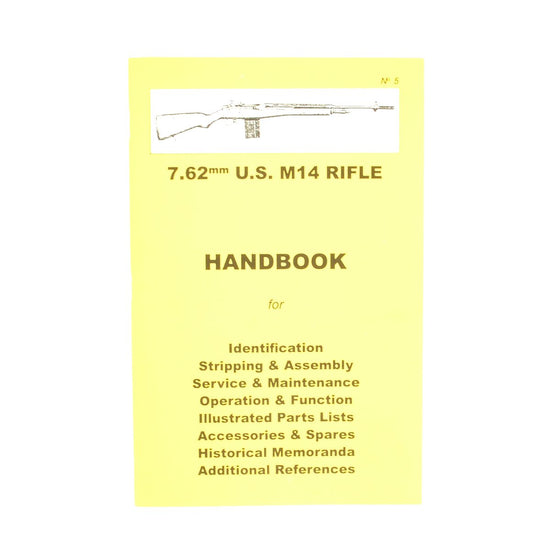 Handbook: .62mm US M14 RIFLE New Made Items