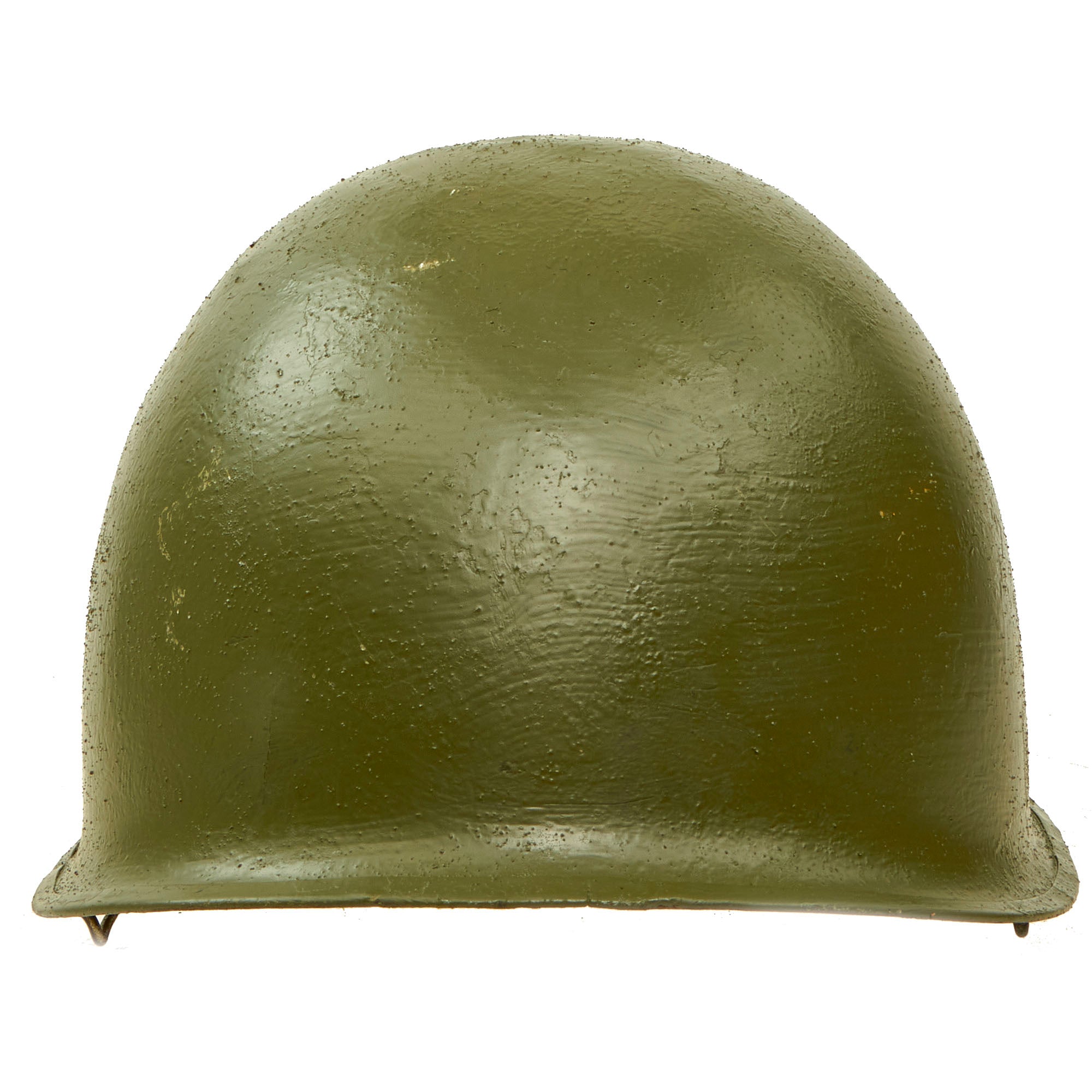 Original Cold War Danish M48 Clone U.S. M1 Helmet Shell - Repainted OD ...