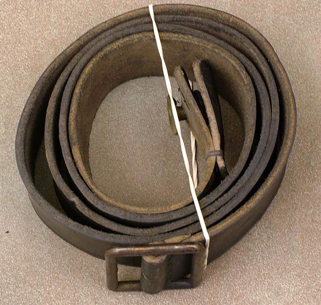French Leather Rifle Sling: WW1 & WW2 Era Original Items