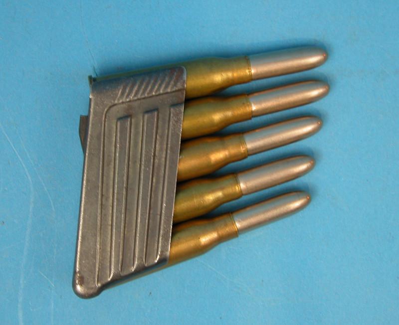 WW1 Austro-Hungarian 8x50R Inert Cartridges in WW1 Clip Original Items