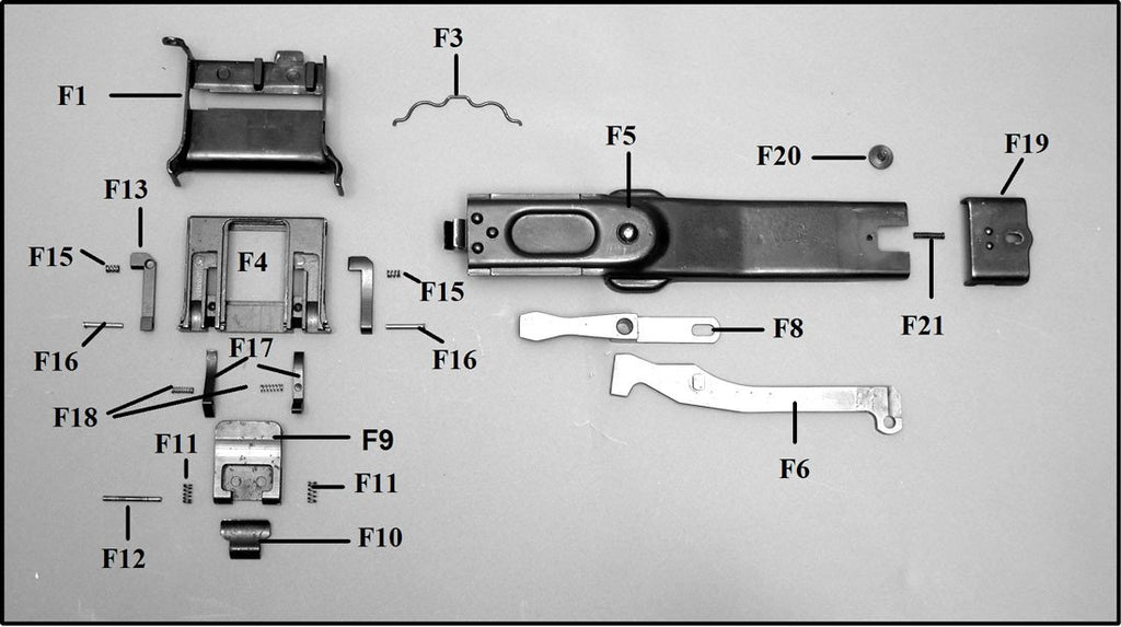 MG 34 Cover Latch Screw: F20 Original Items