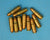 Russian Dummy 7.62x25 Cartridges: Pack of 10 Original Items