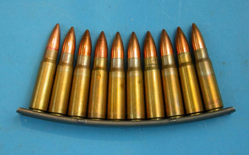 Original Russian Dummy 7.62x39 Cartridges in SKS Clip Original Items