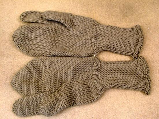 U.S. Wool Sniper Mittens: WWII Style Original Items