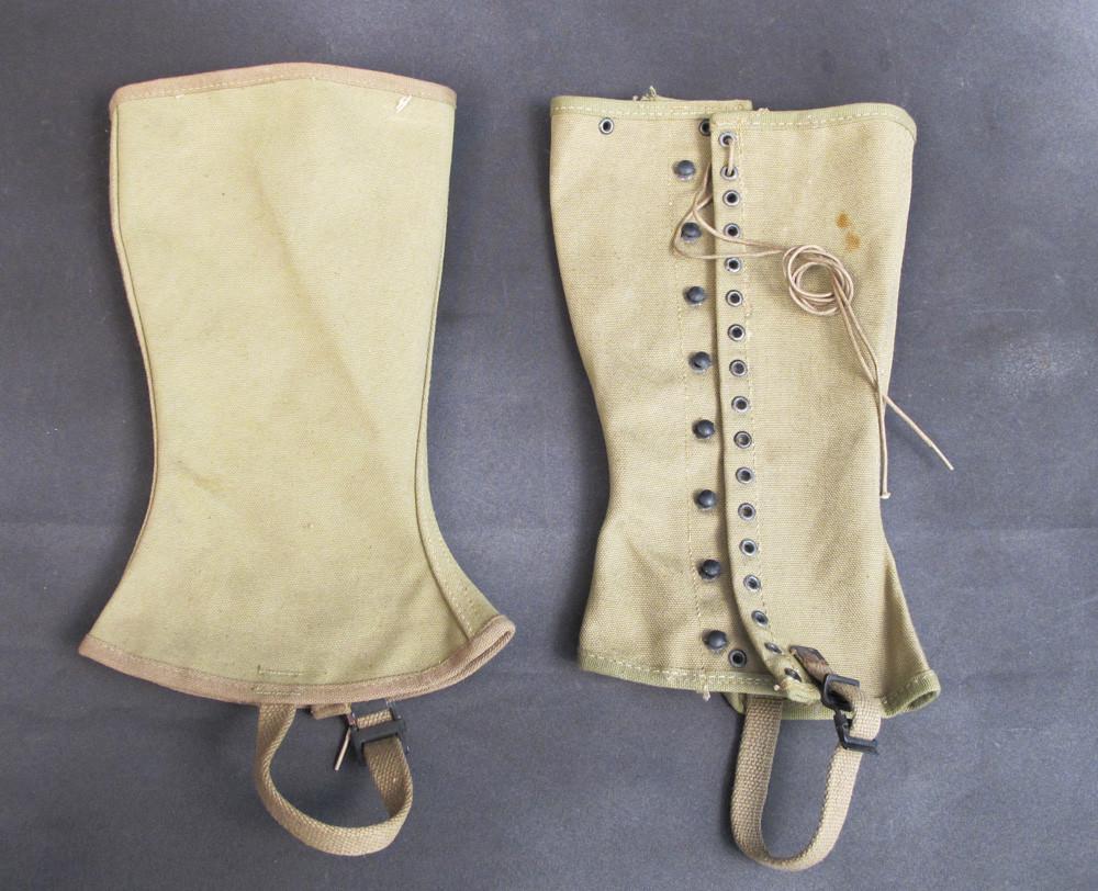 U.S. Original WW2 M-1938 Infantry Leggings (Mixed Pair) Original Items