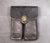 U.S. Military Police (MP) Black Leather Double .45 Pistol Magazine Pouch Original Items