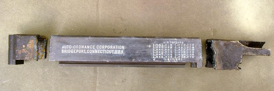 Thompson M1928A1 Demil Receiver: Reversed Bridgeport Address Original Items