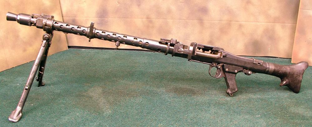 MG 34 Display Light Machine Gun: With Bakelite Butt Stock (one only) Original Items