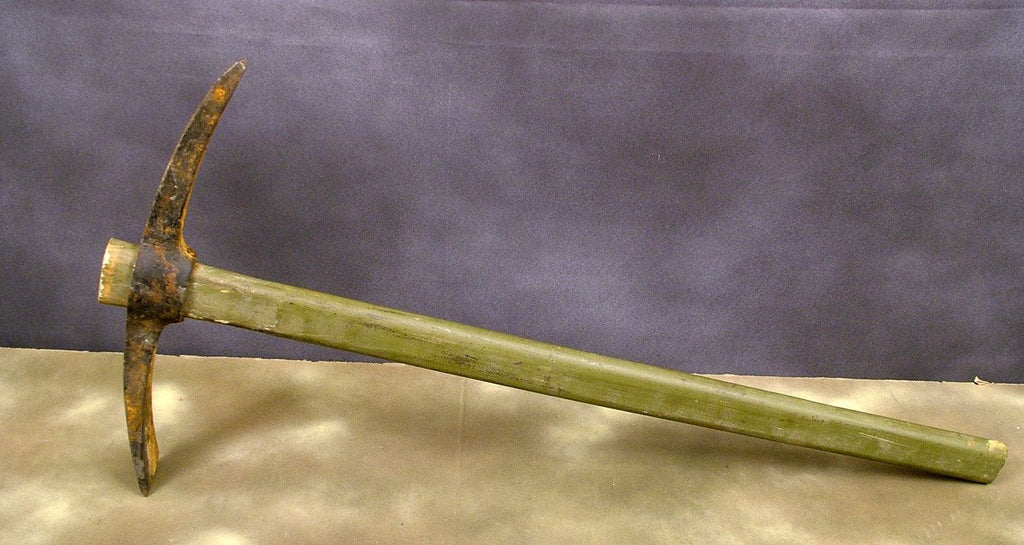 German WW2 Full Size Entrenching Pick: Dated 1943! (One Only) Original Items