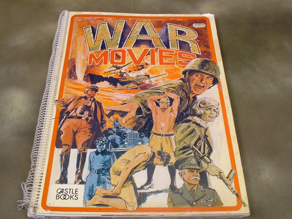 Book: War Movies by Tom Perlmutter,1974 (Long out of print- One Only) Original Items