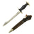 Original German WWII Model 1933 Early SS Dagger by Heinrich Böker &Co. with Vertical Leather Hanger Original Items