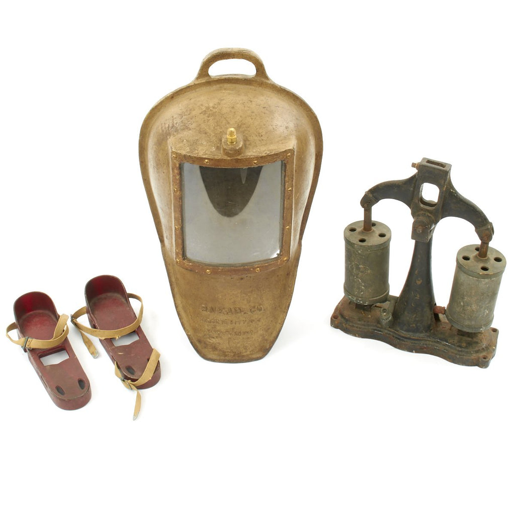 Original U.S. Pre-WWII 2nd Version Diving Helmet Set by Snead & Co of Jersey City c.1935 Original Items