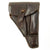 Original German WWII Set of 4 Officers Leather Holsters - P08 Luger and three Medium 7.65mm Original Items