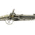 Original Greek or Caucasian Miquelet Lock Jezail Musket with Steel Stock and Engraved Brass c.1800-20 Original Items