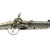 Original Greek or Caucasian Miquelet Lock Jezail Musket with Steel Stock and Engraved Brass c.1800-20 Original Items
