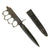 Original U.S. WWI Model 1918 Mark I Trench Knife by L. F. & C. with Steel Scabbard - Excellent Condition Original Items
