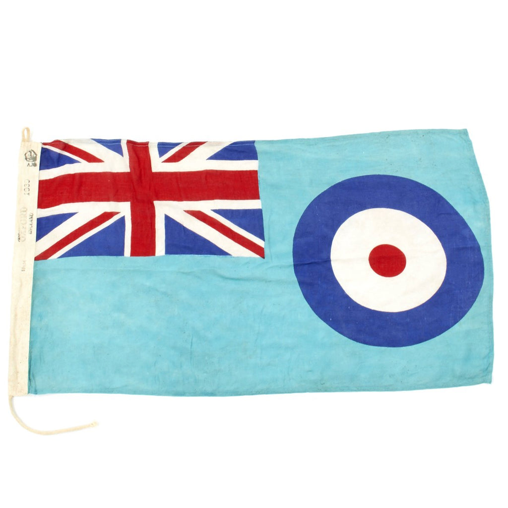 Original British WWII RAF 1939 Dated Station and Air Field Flag - Air Ministry Marked Original Items