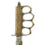 Original U.S. WWI Model 1918 Mark I AU LION Trench Knife with Scabbard Original Items
